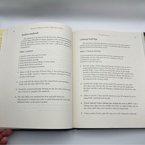 Artisan Bread in Five Minutes a Day Jeff Hertzberg, MD And Zoe Francois Hardback - Picture 9 of 13